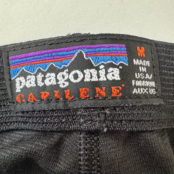 Patagonia Womens M Black Midweight Capilene Bottom Base Layer Pant 44303 Thermal - Picture 2 of 6